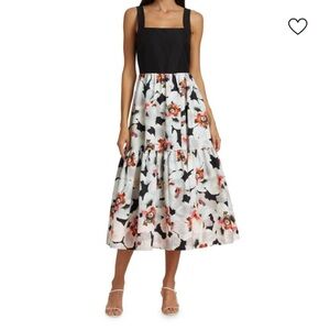 Tanya Taylor Gia Floral Midi Dress
